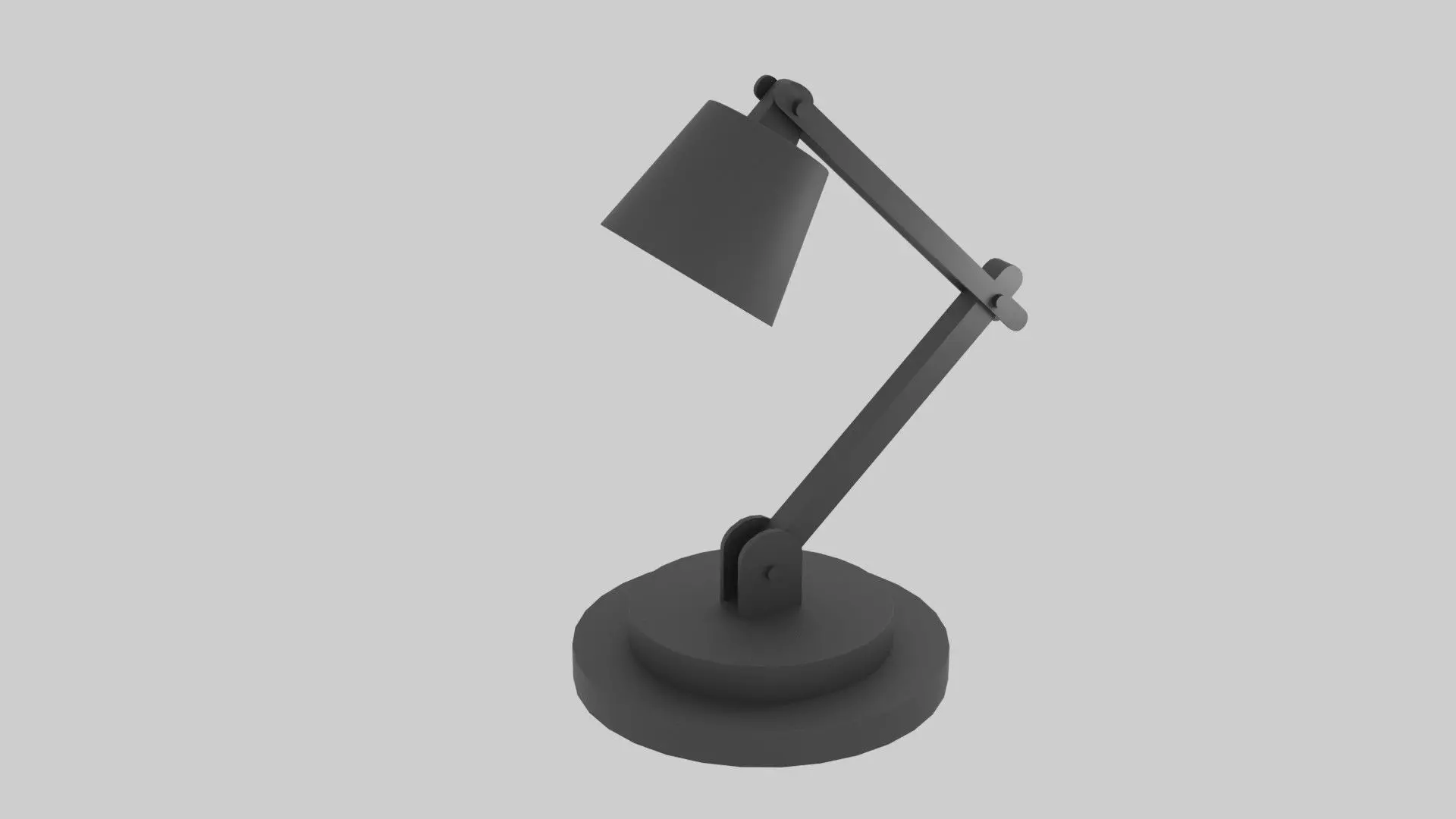 Pixar Lamp Concept - Game ready - Armature Rigg Low-poly 3D model_0