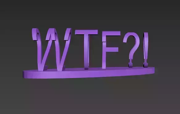 2020 - WTF printable figure