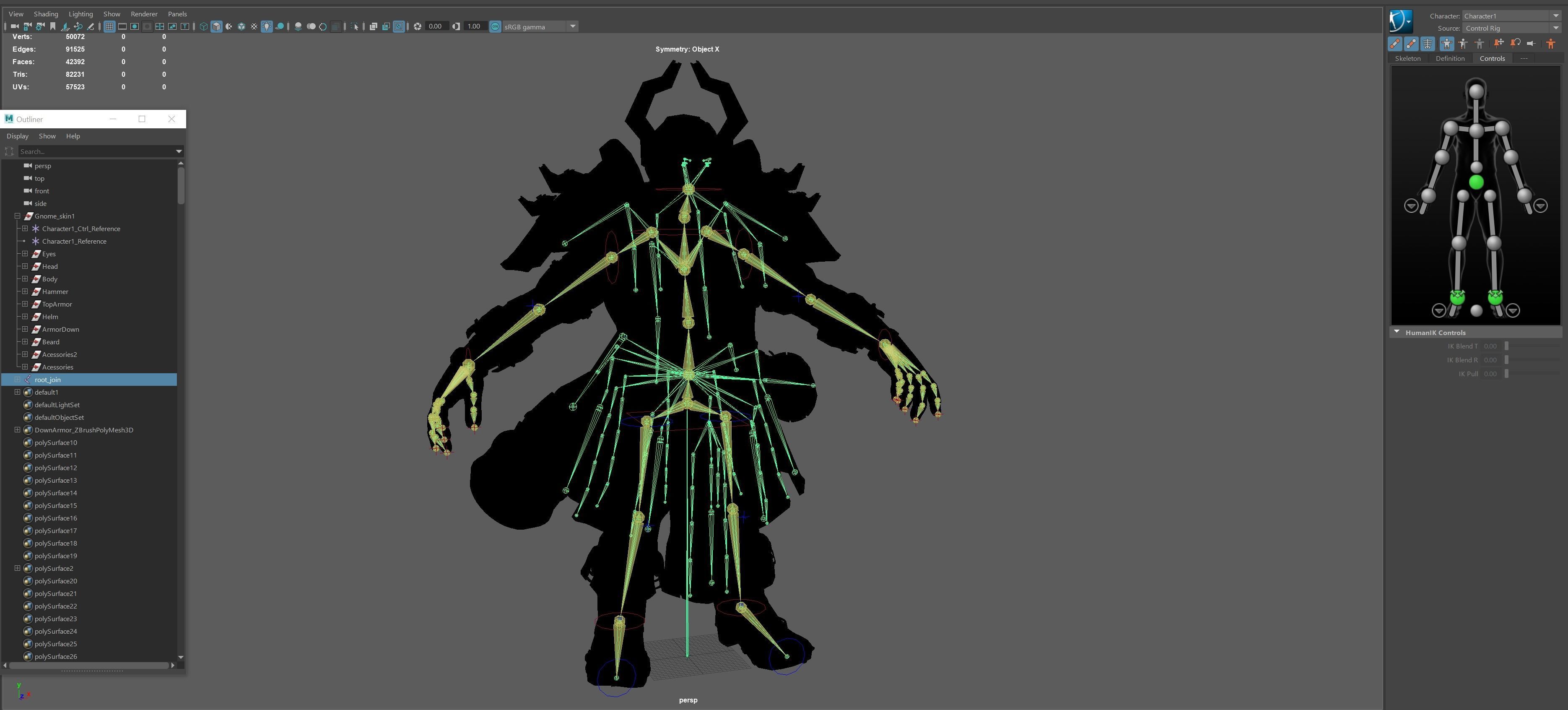 Dwarf Low Poly world of warcraft character Low-poly 3D model_60