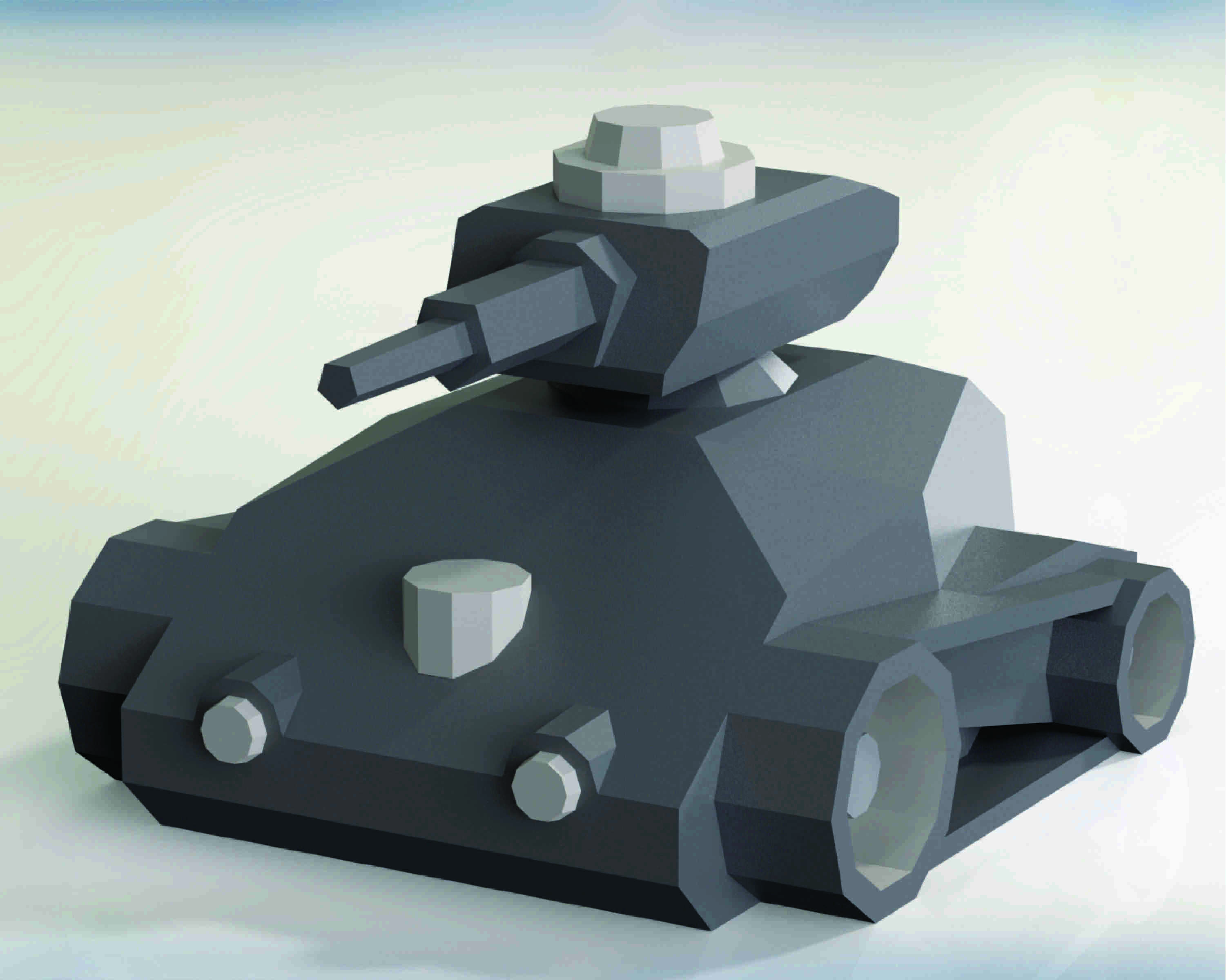 TANKE toy tank 3D model_21
