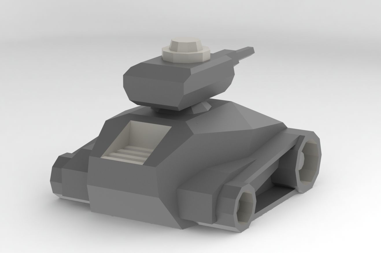 TANKE toy tank 3D model_6