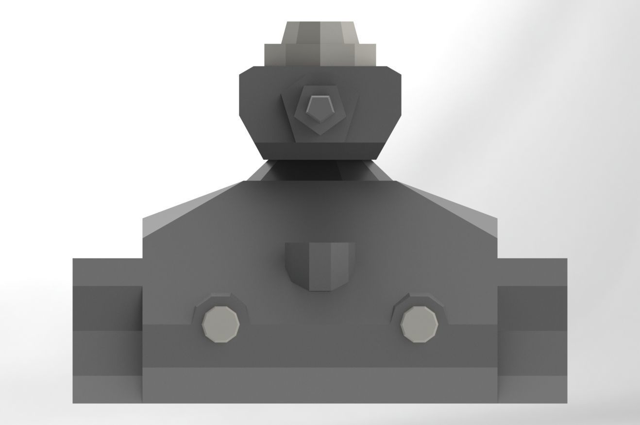 TANKE toy tank 3D model_3