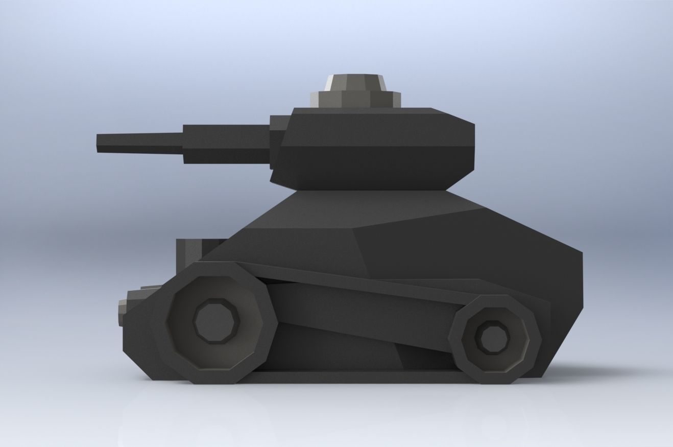 TANKE toy tank 3D model_15