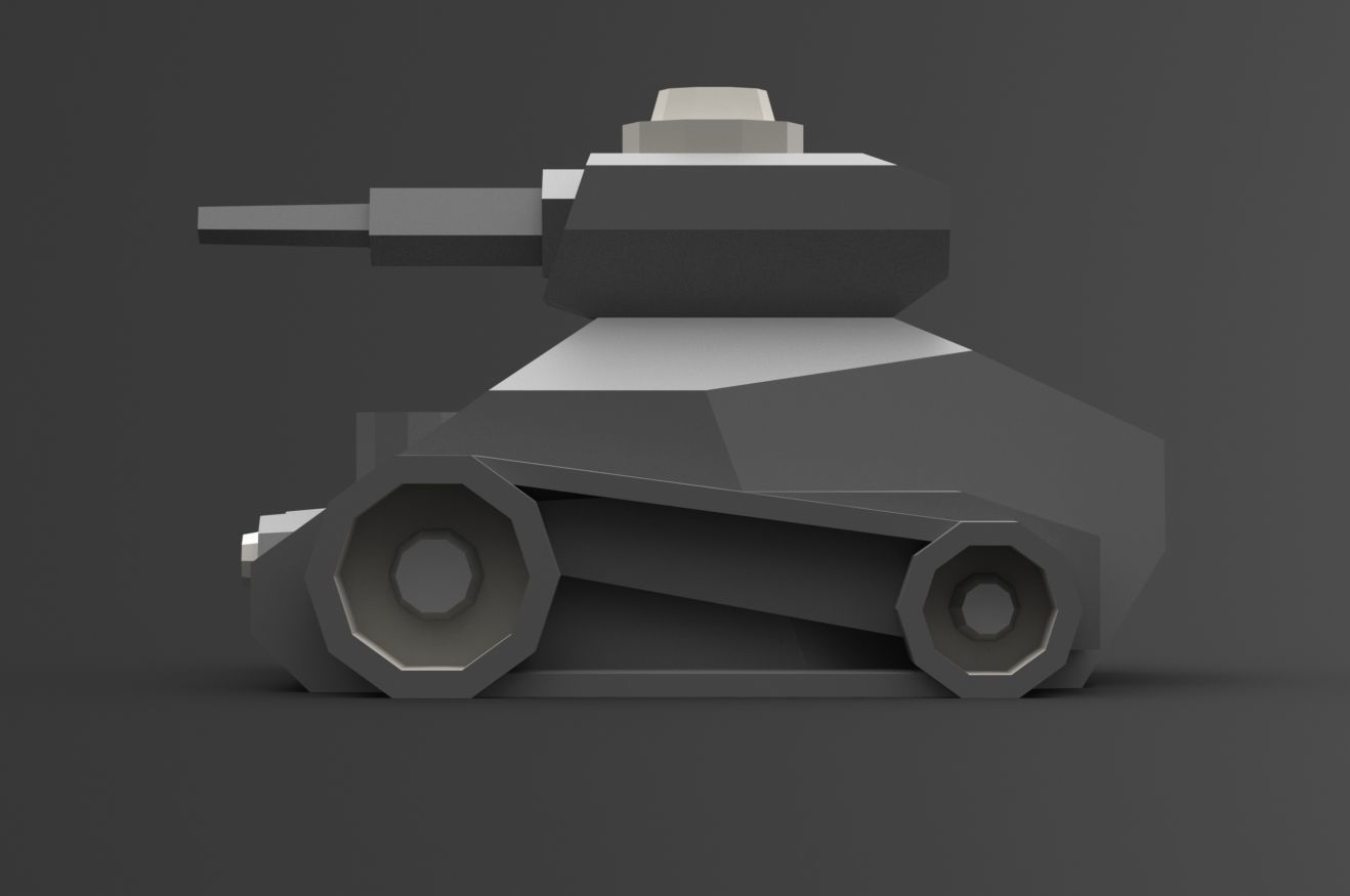 TANKE toy tank 3D model_10