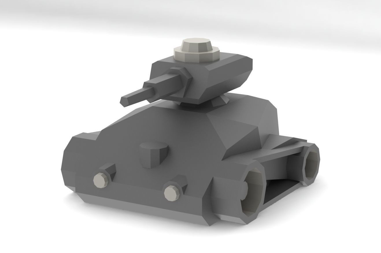 TANKE toy tank 3D model_5