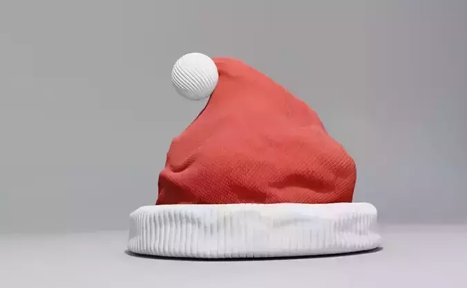 santa claus Christmas Hat 3D model