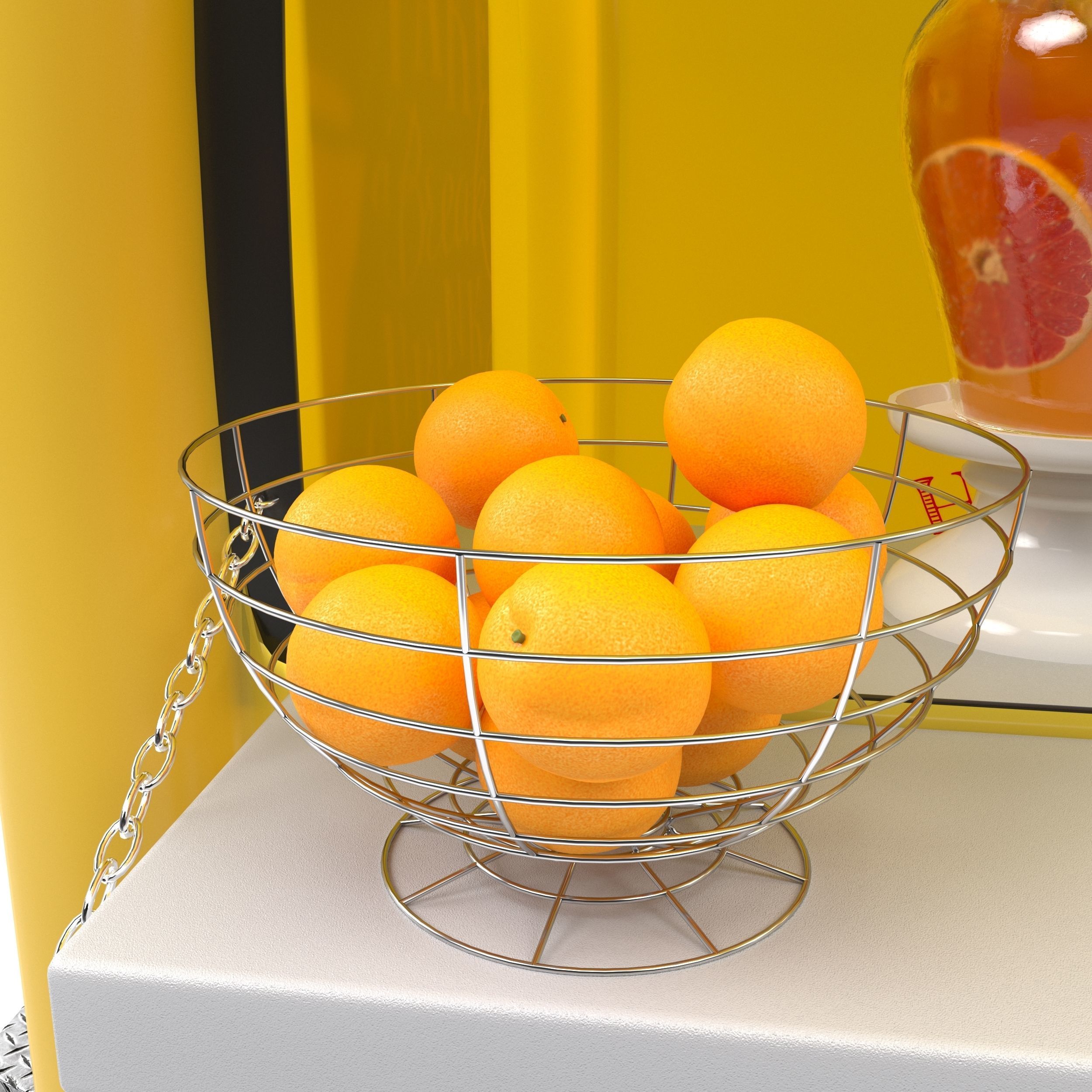 Lemonade truck 3D model_8