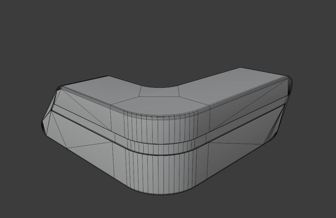 Modern desktop 3D model_4