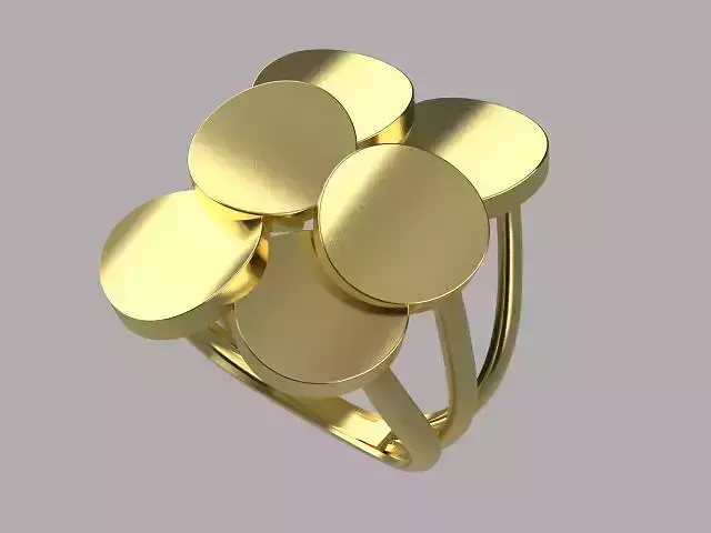 woman simple ring R00095
