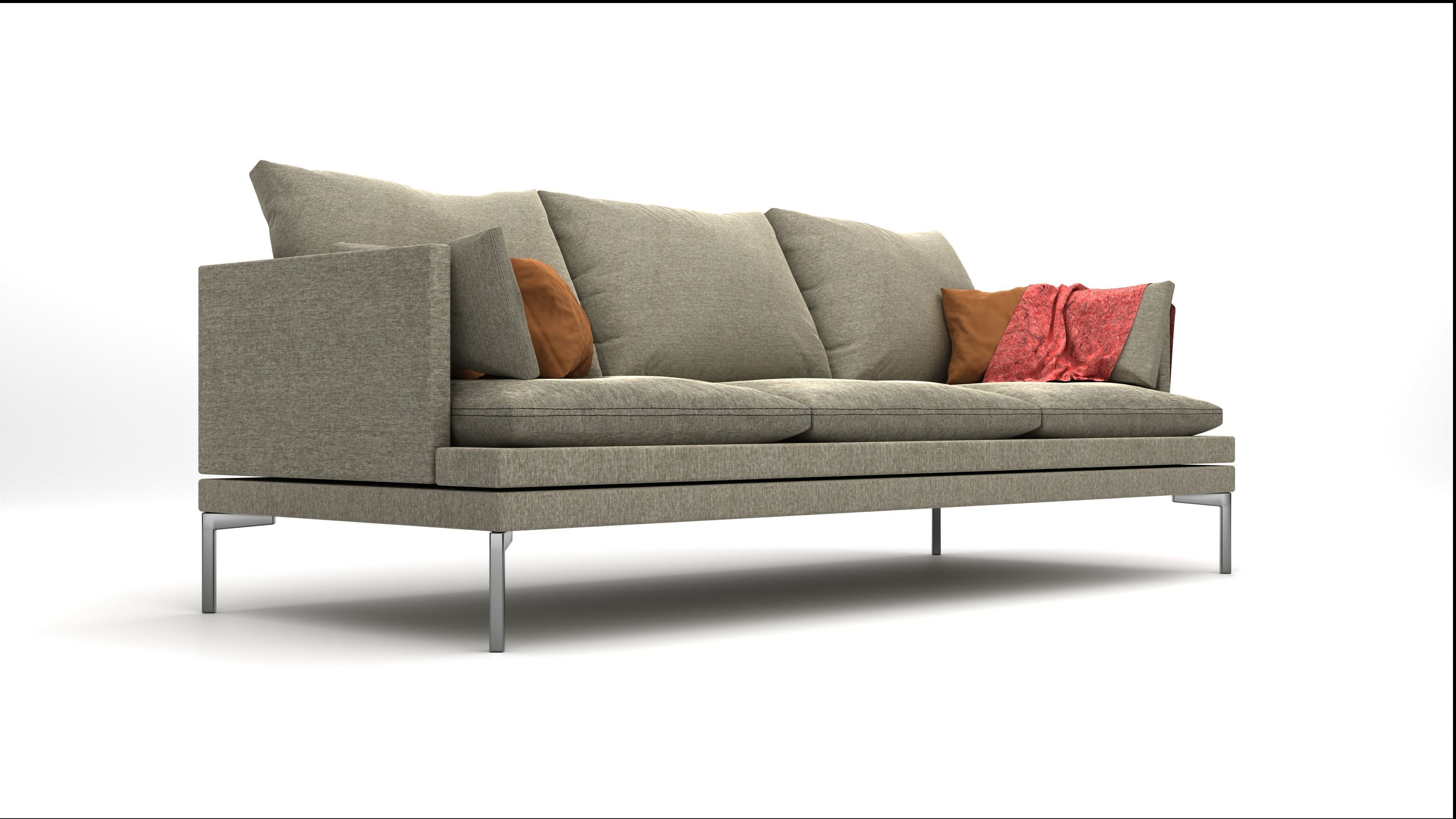 Sofa 3 lugares Free 3D model_5