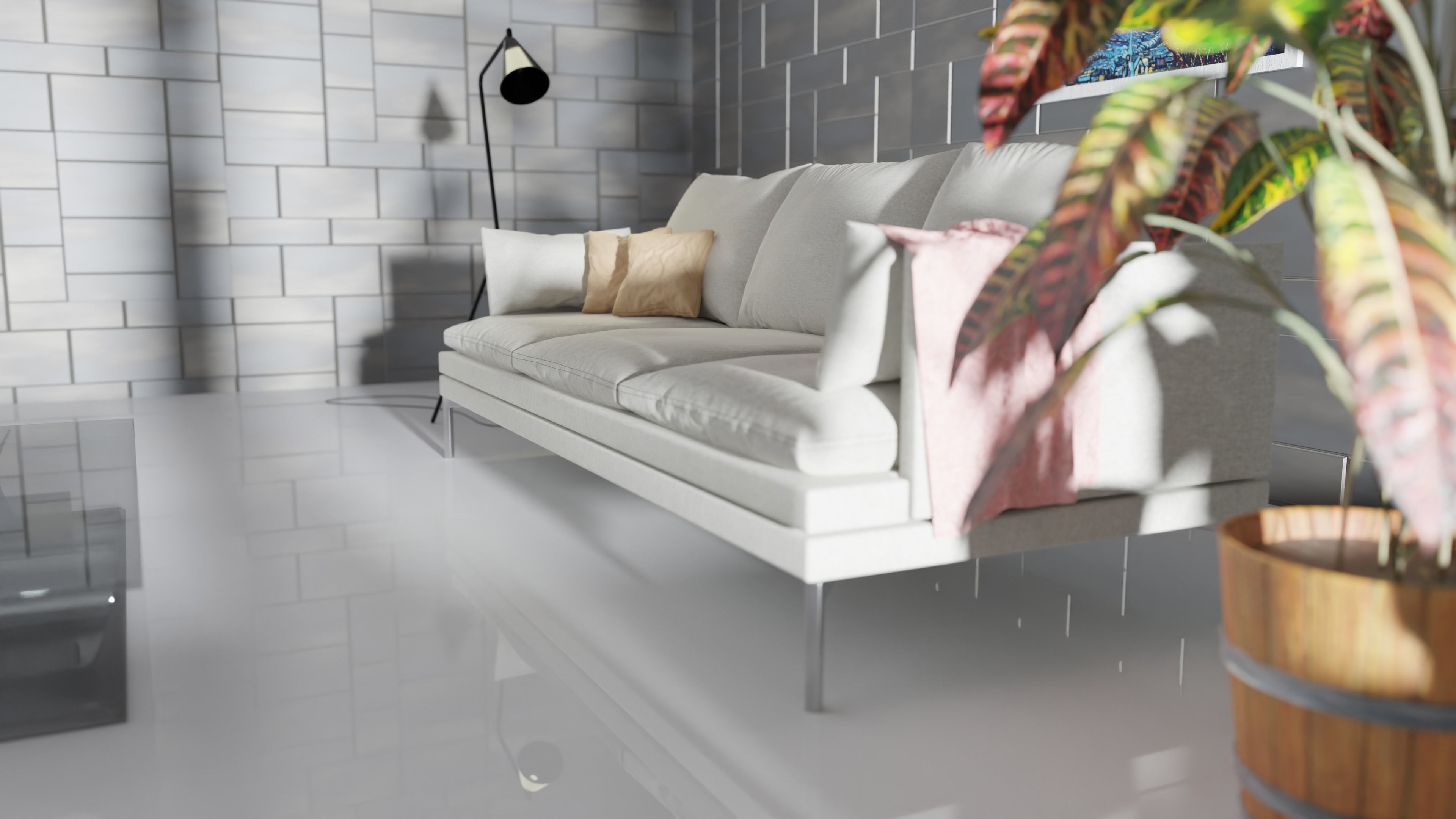 Sofa 3 lugares Free 3D model_7