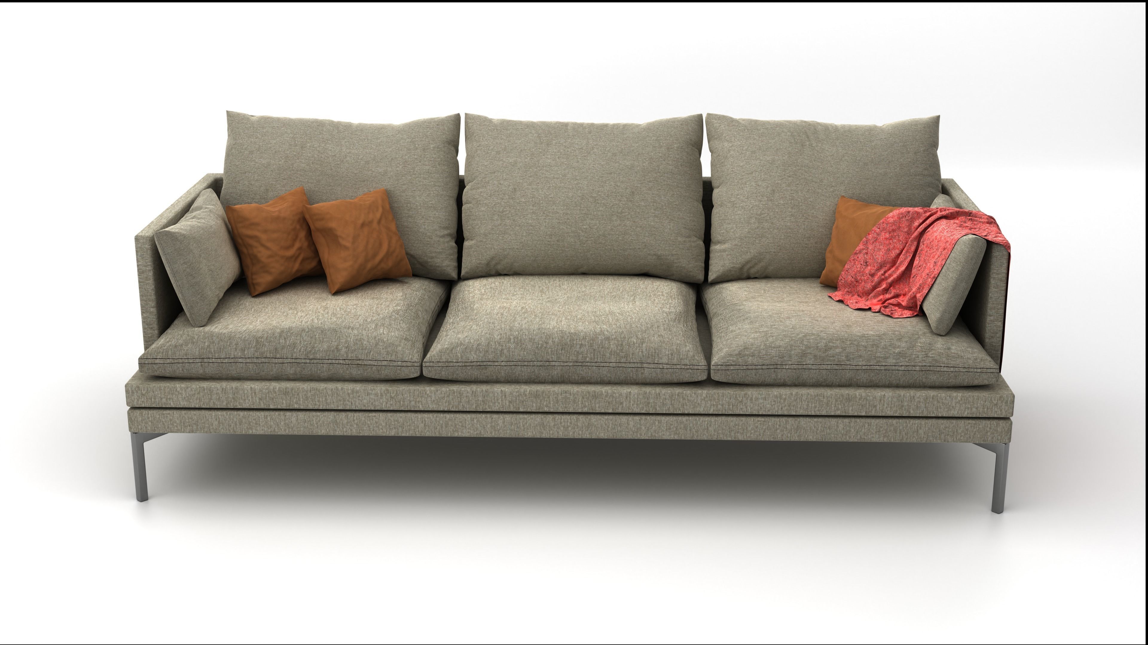 Sofa 3 lugares Free 3D model_3