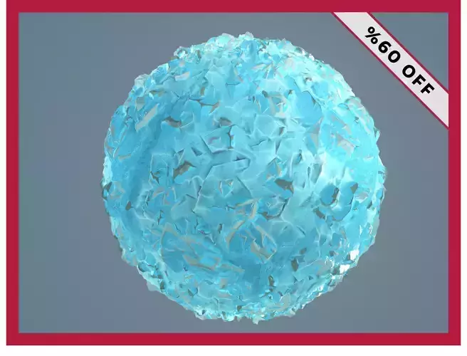 Stylized Snow Ice Seamless PBR Texture Pack Texture 