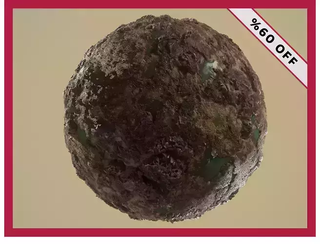 PBR Rock Ground Terrain Seamless Material Texture