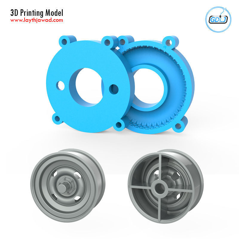 Vehicle Tire Mold 3D print model_5