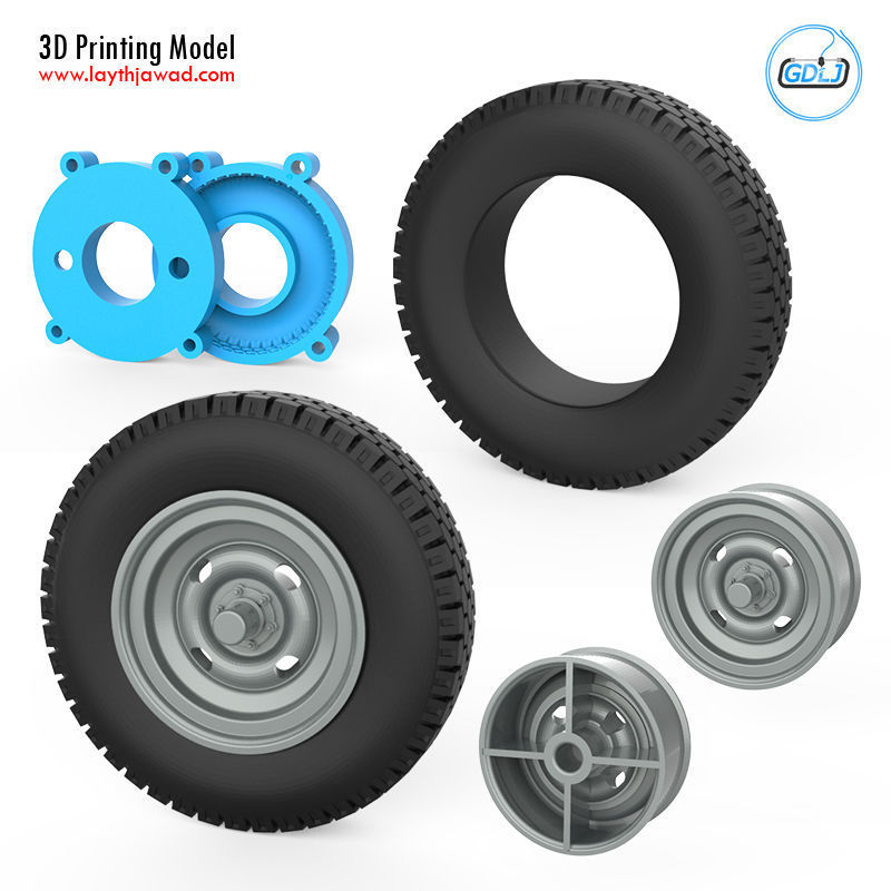 Vehicle Tire Mold 3D print model_1