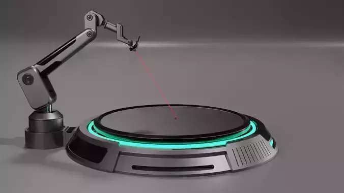 Sci-fi Laser Cutter 3D model