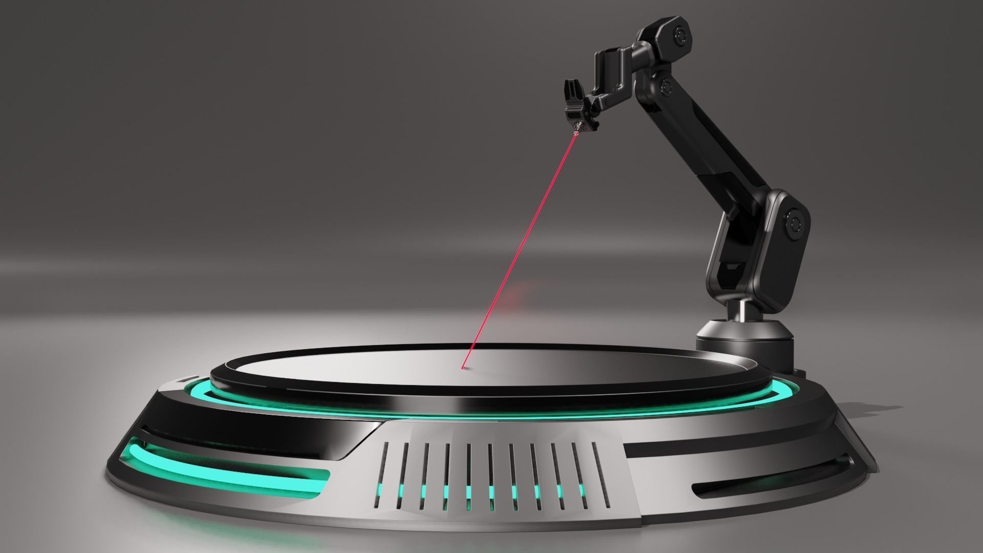 Sci-fi Laser Cutter 3D model_3