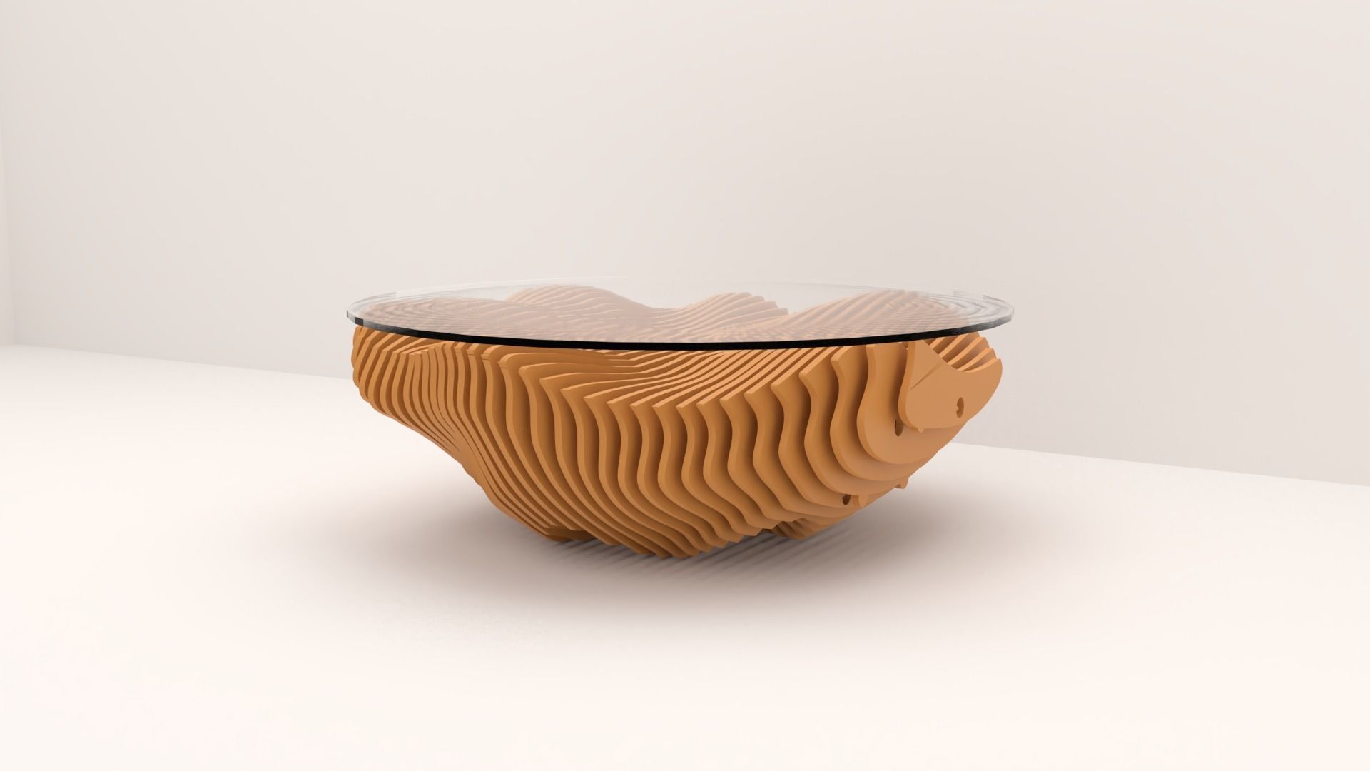 Parametric coffee table 3D model 01 3D model_1