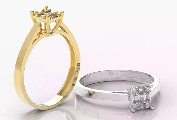 M1299001 Baguette ring