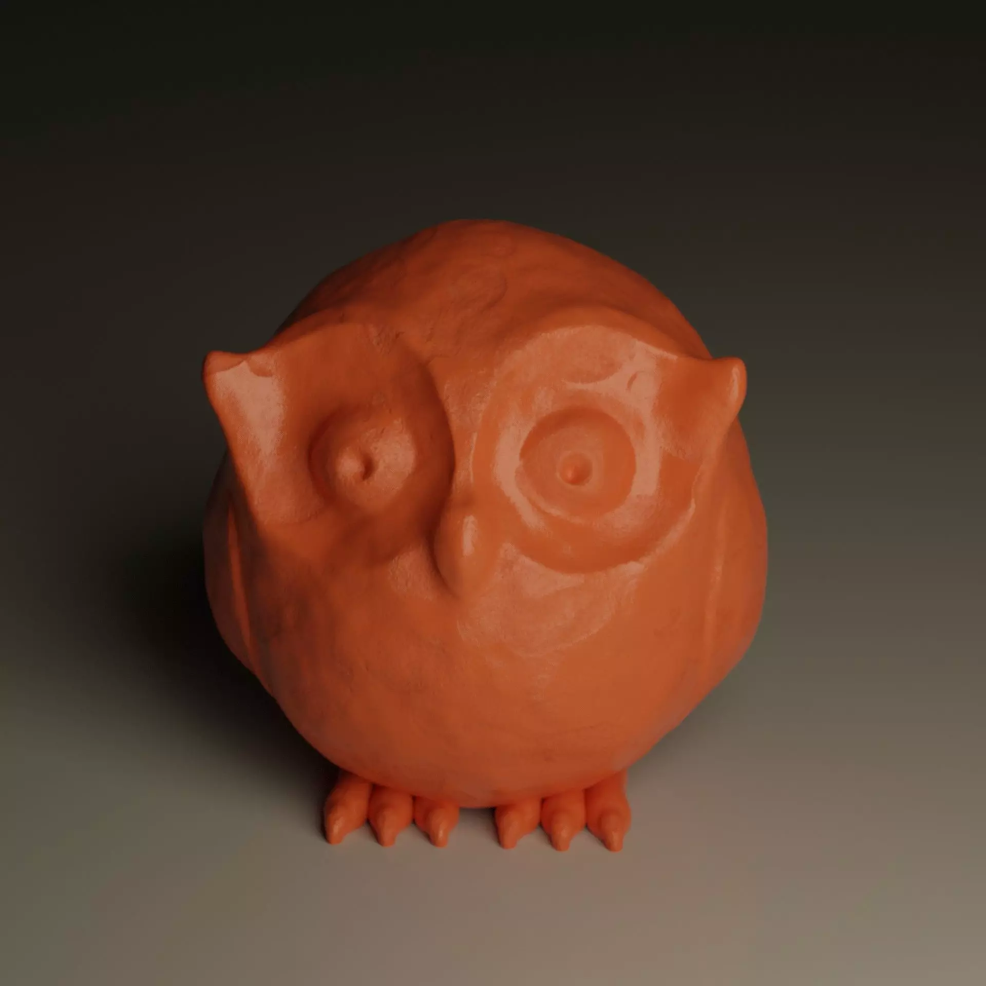 Owl sculpture Free 3D model
