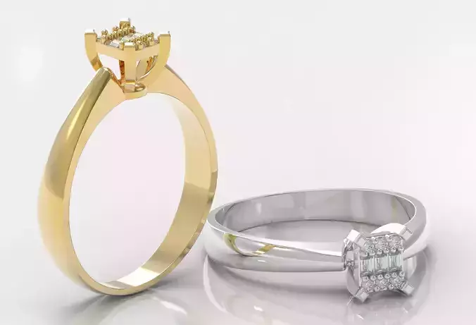 M1299003 Baguette ring