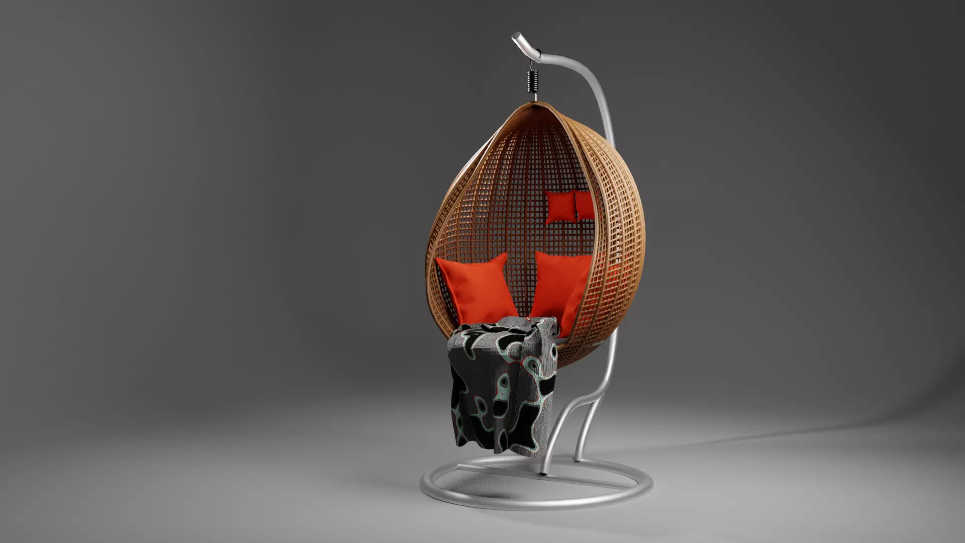 swing chair 3D model_0