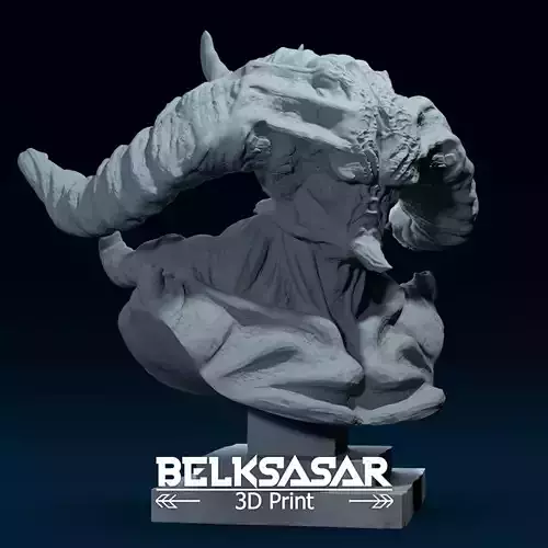 Bust of Demon