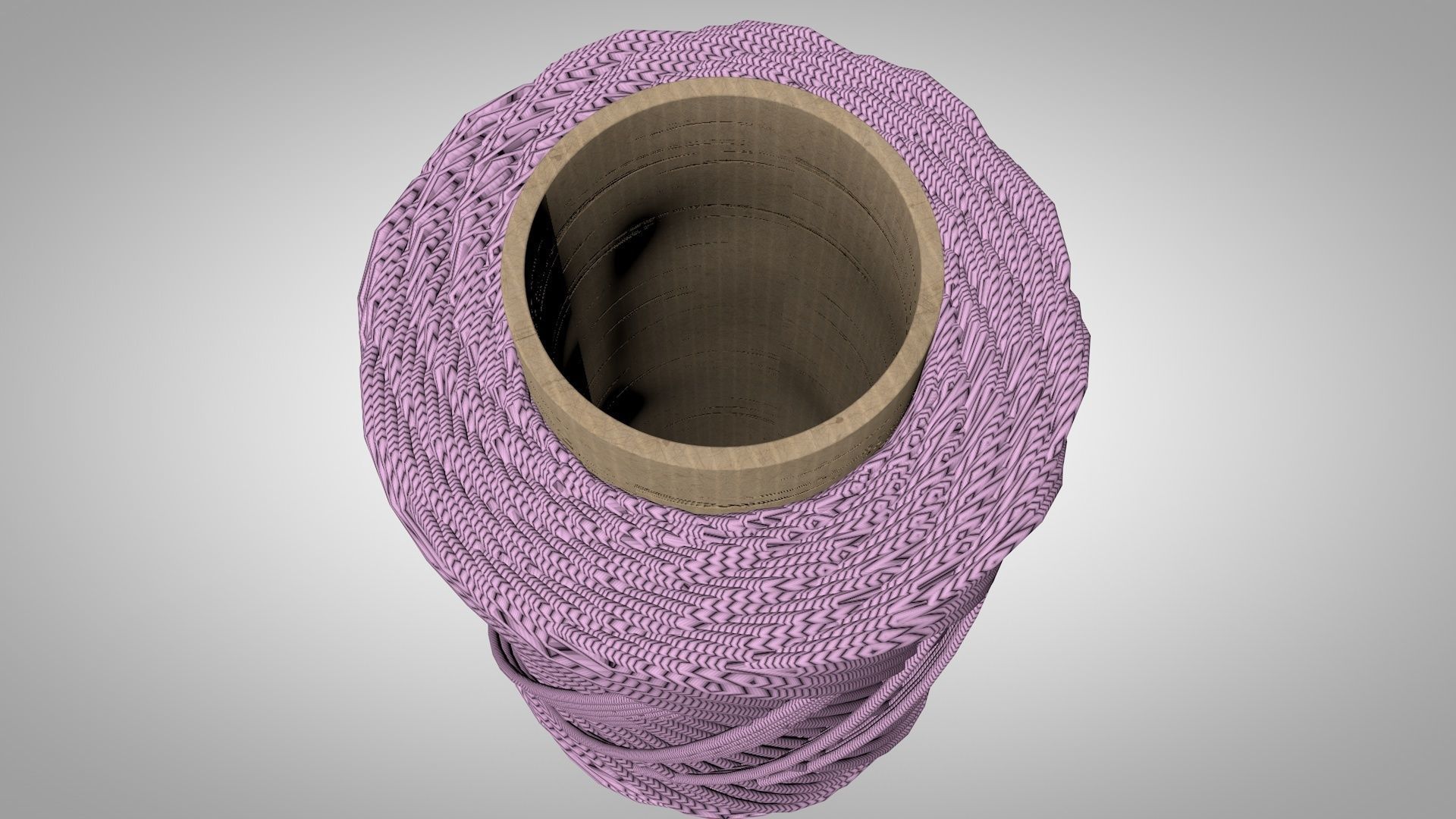 Spool of String 3D model_2