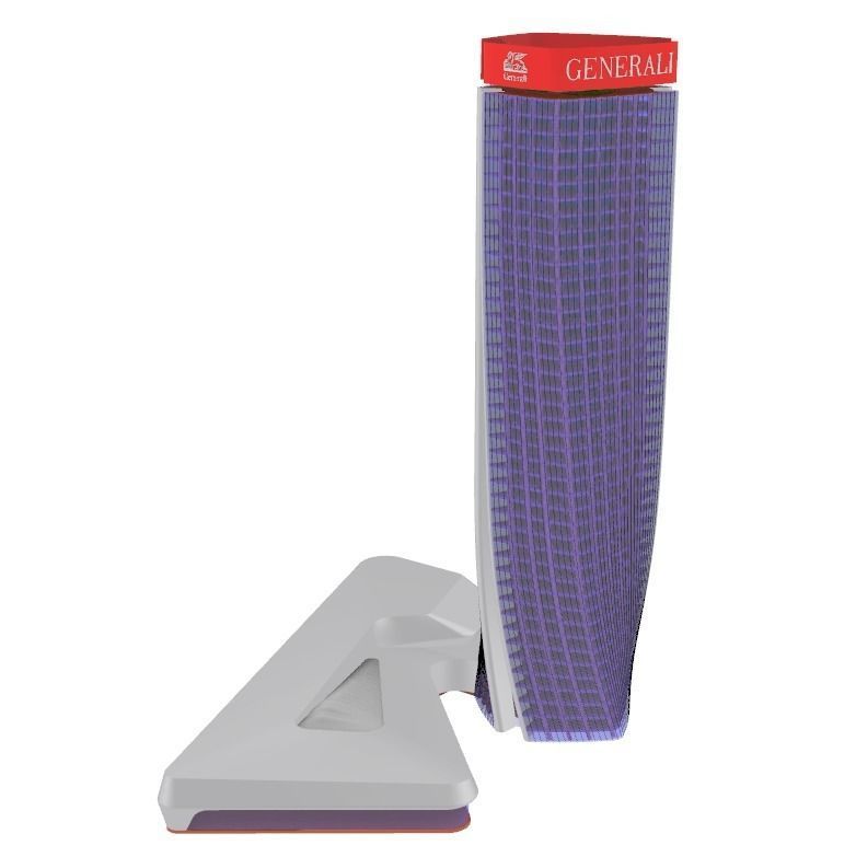 Torre Generali City Life Milano By Zaha Hadid 3D model_3