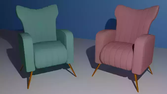 chair with gold legs