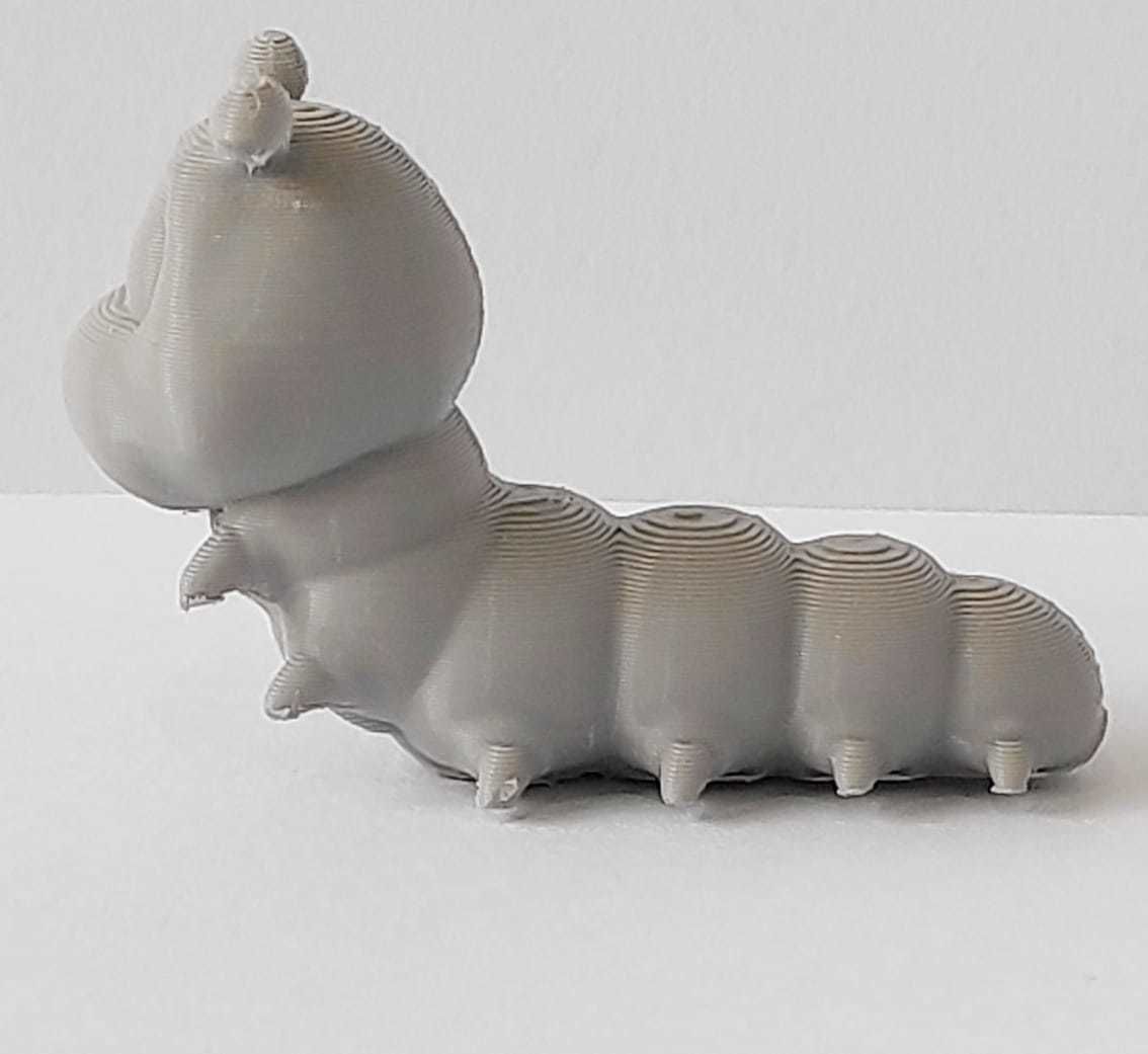 A cute Caterpillar to decorate and play 3D print model_5