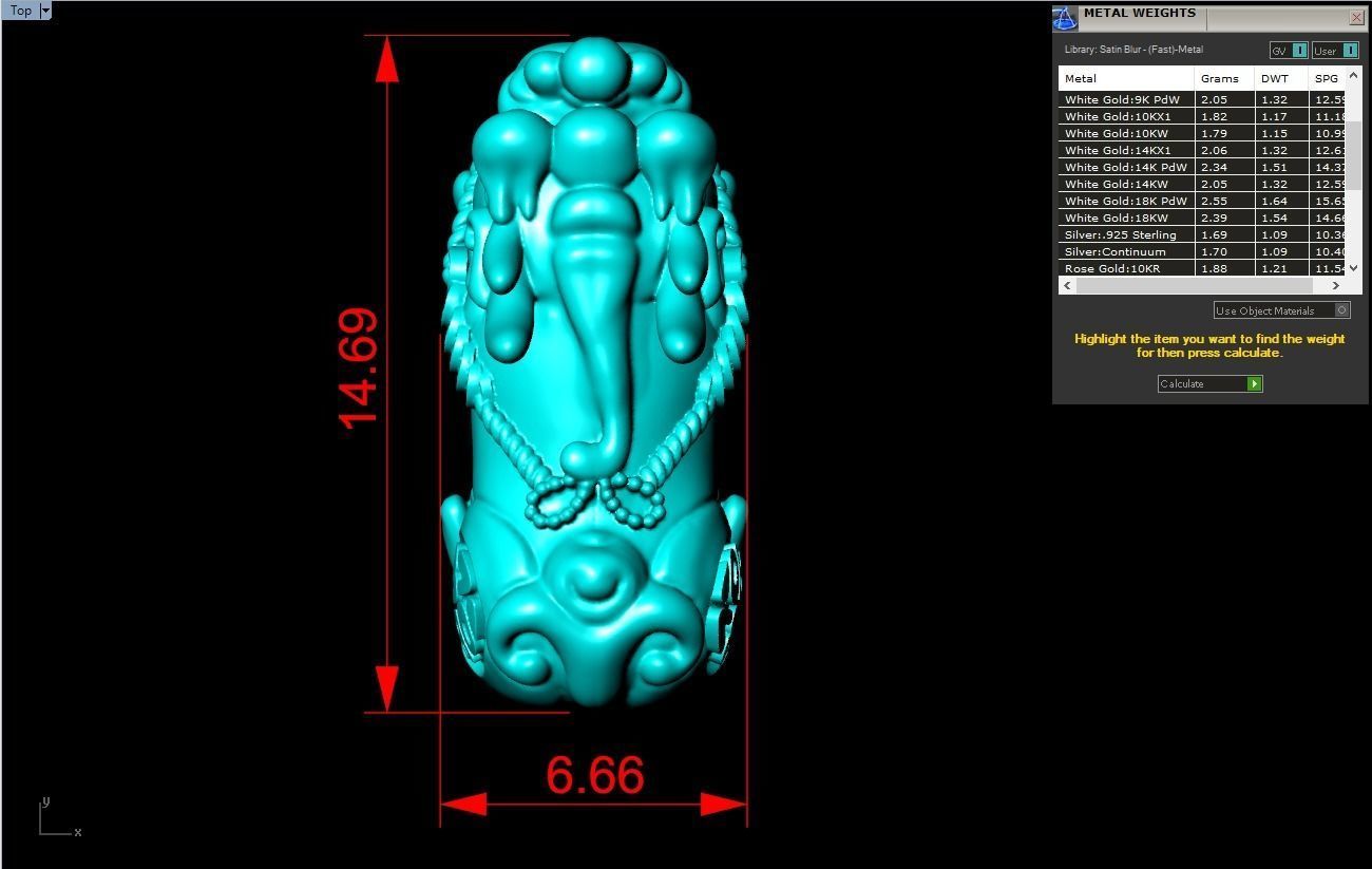 Pixiu Face Bracelet-Unicorn bracelet 3D print model_5