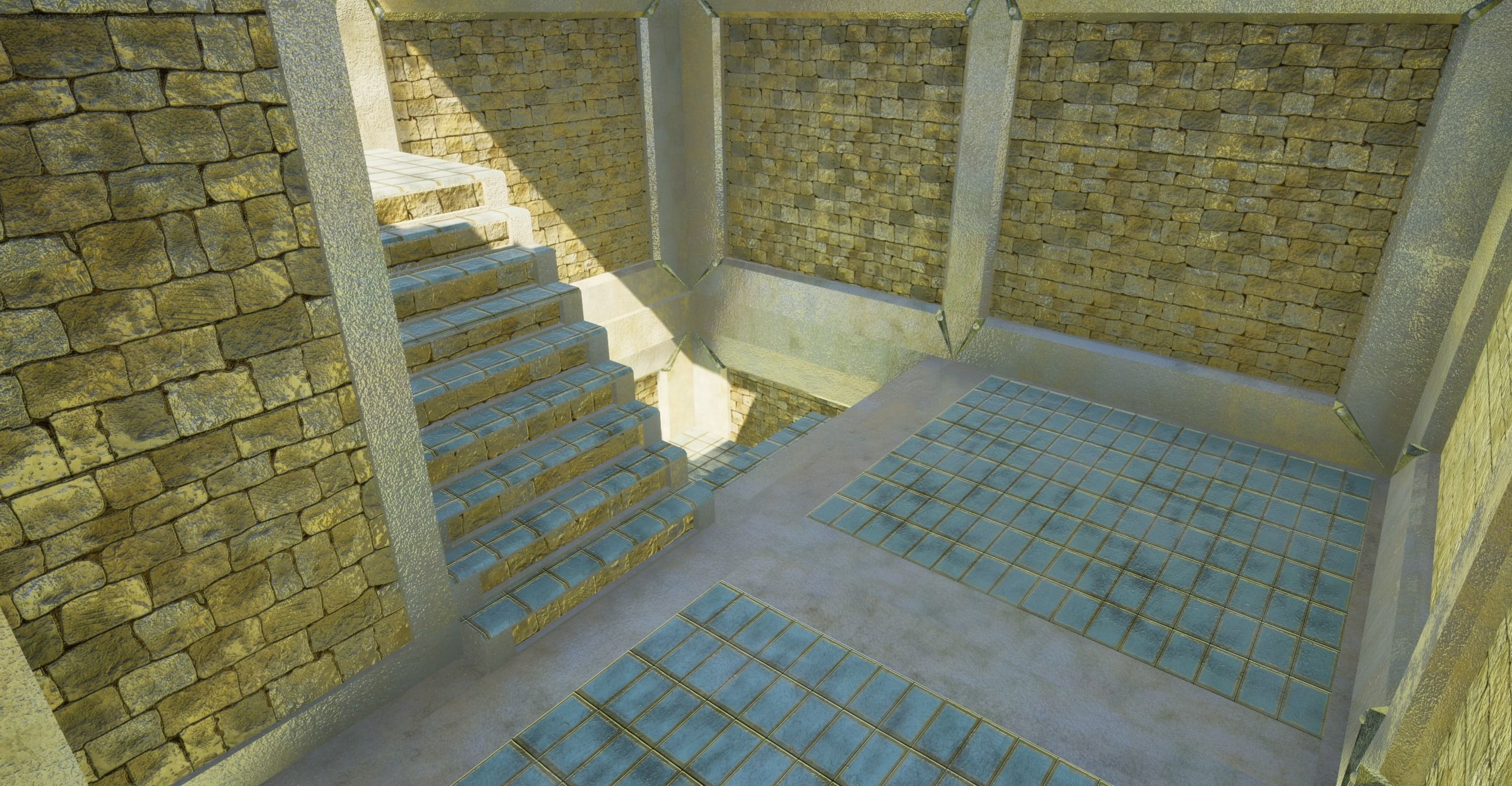 Fantasy medieval Keep 01 Free low-poly 3D model_7