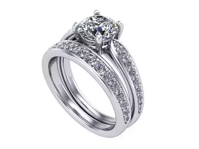 Double Small Round Ring