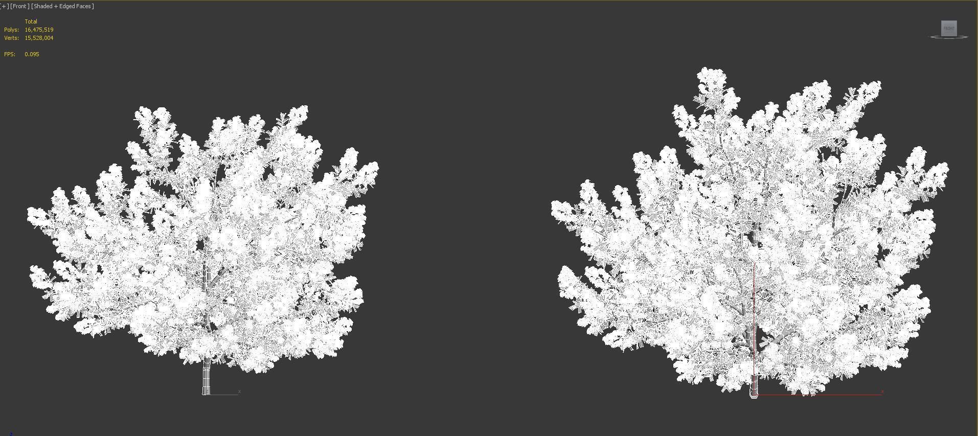 Shrub collection - Include GrowFX and Mesh file  3D model_40