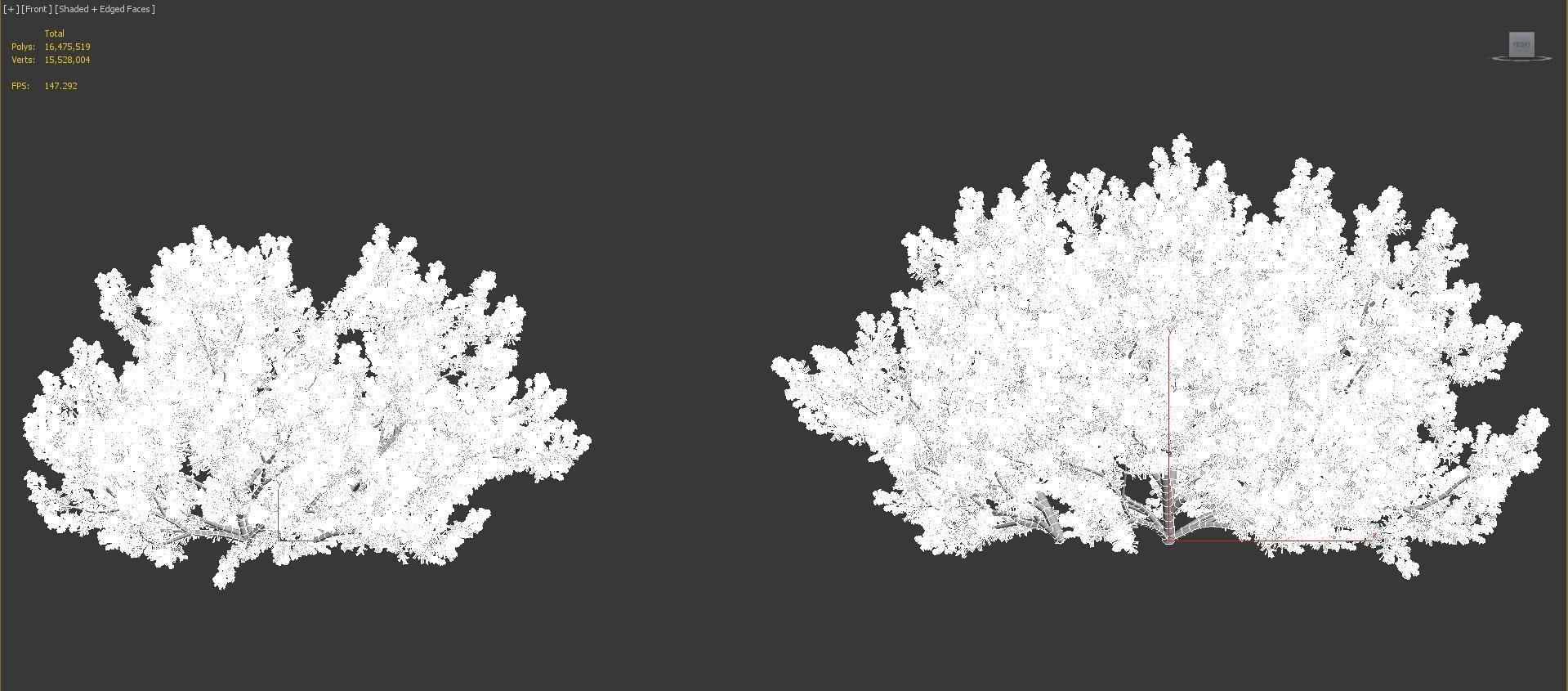 Shrub collection - Include GrowFX and Mesh file  3D model_41