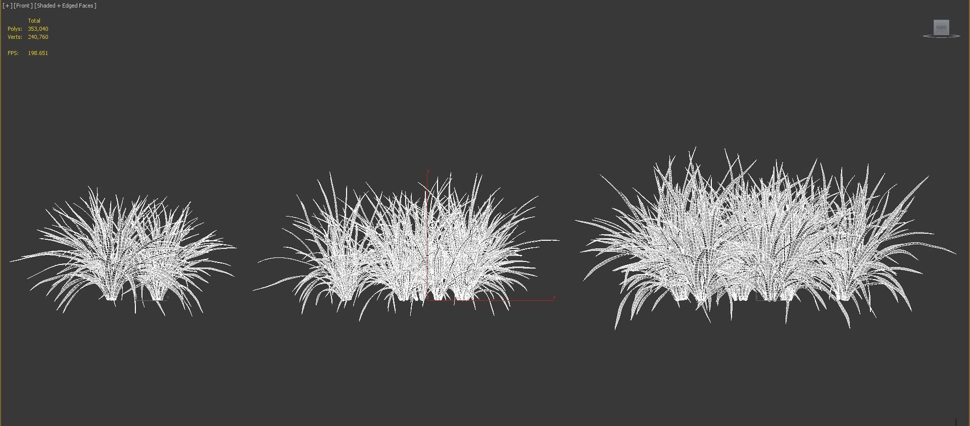 Shrub collection - Include GrowFX and Mesh file  3D model_49