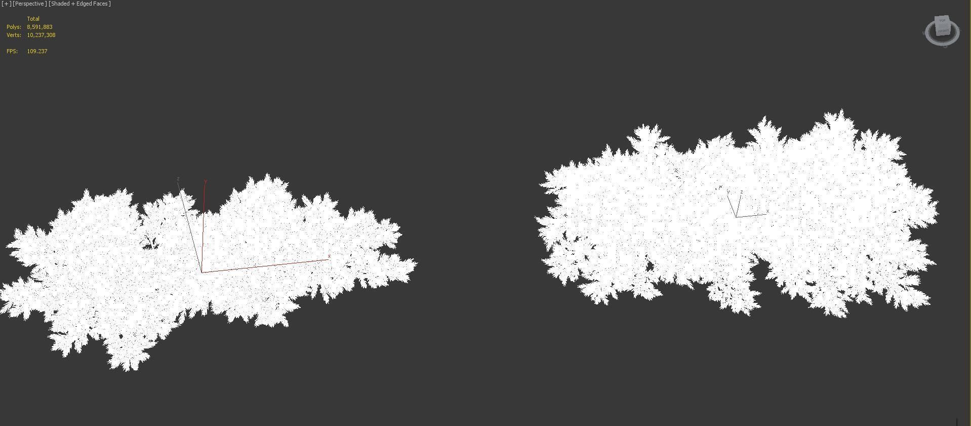 Shrub collection - Include GrowFX and Mesh file  3D model_38