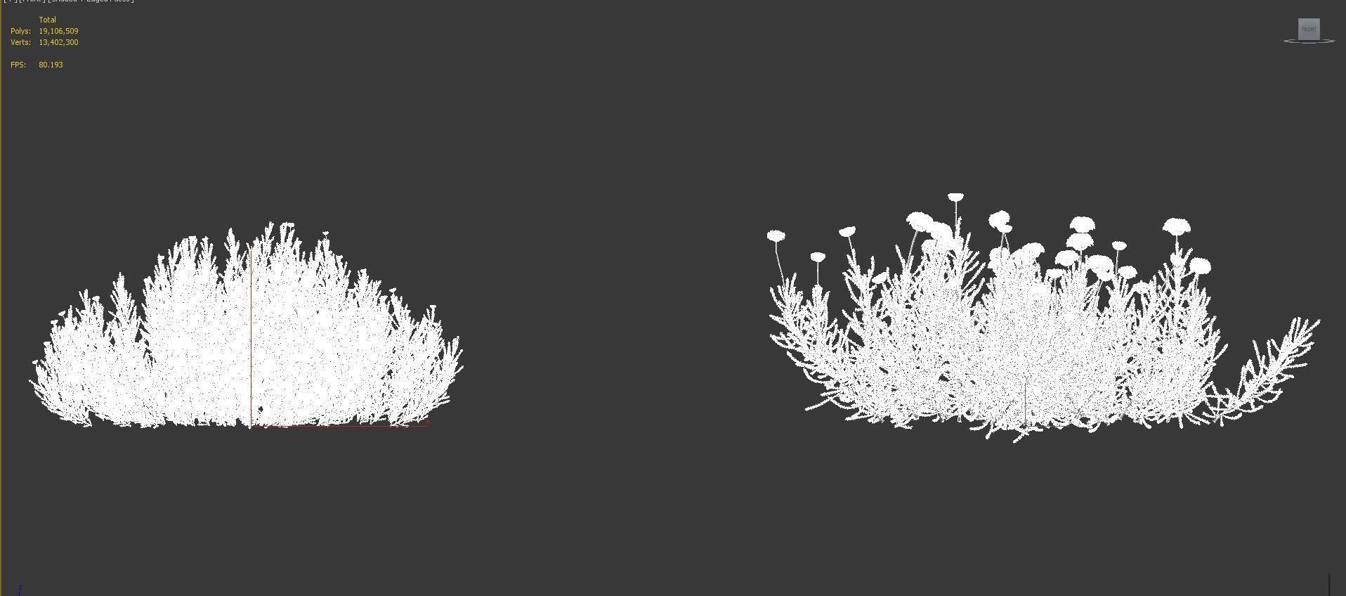 Shrub collection - Include GrowFX and Mesh file  3D model_53