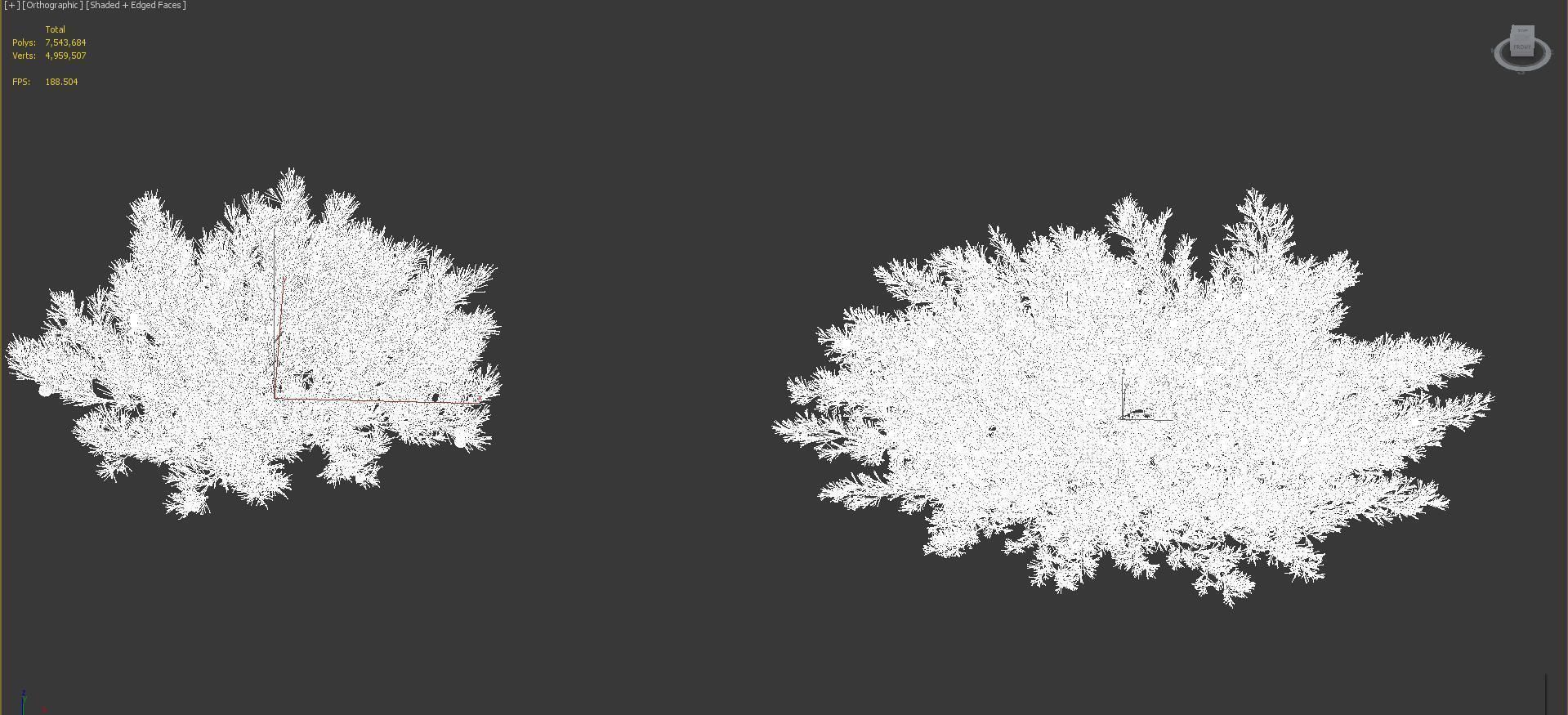 Shrub collection - Include GrowFX and Mesh file  3D model_39