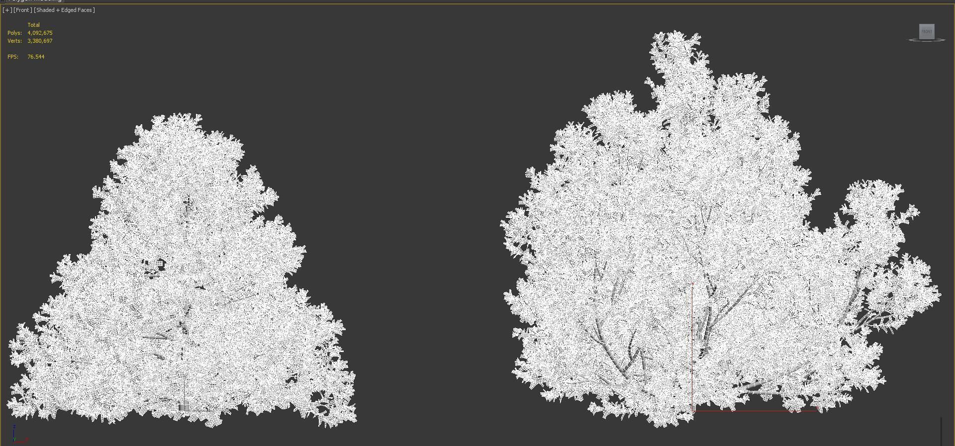 Shrub collection - Include GrowFX and Mesh file  3D model_51