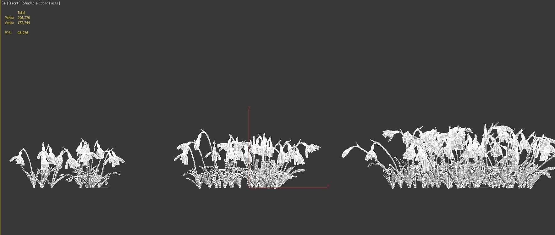 Shrub collection - Include GrowFX and Mesh file  3D model_28