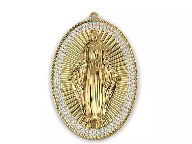 Saint maria pendant 