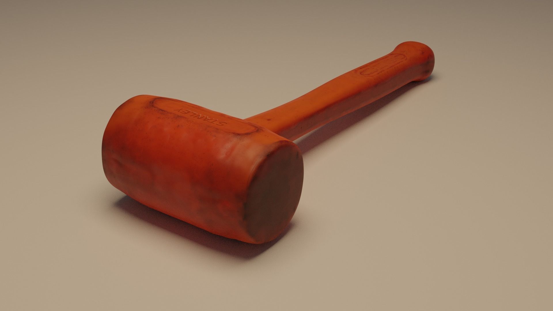 Dead Blow Hammer Low-poly 3D model_3