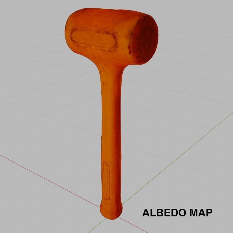 Dead Blow Hammer Low-poly 3D model_12