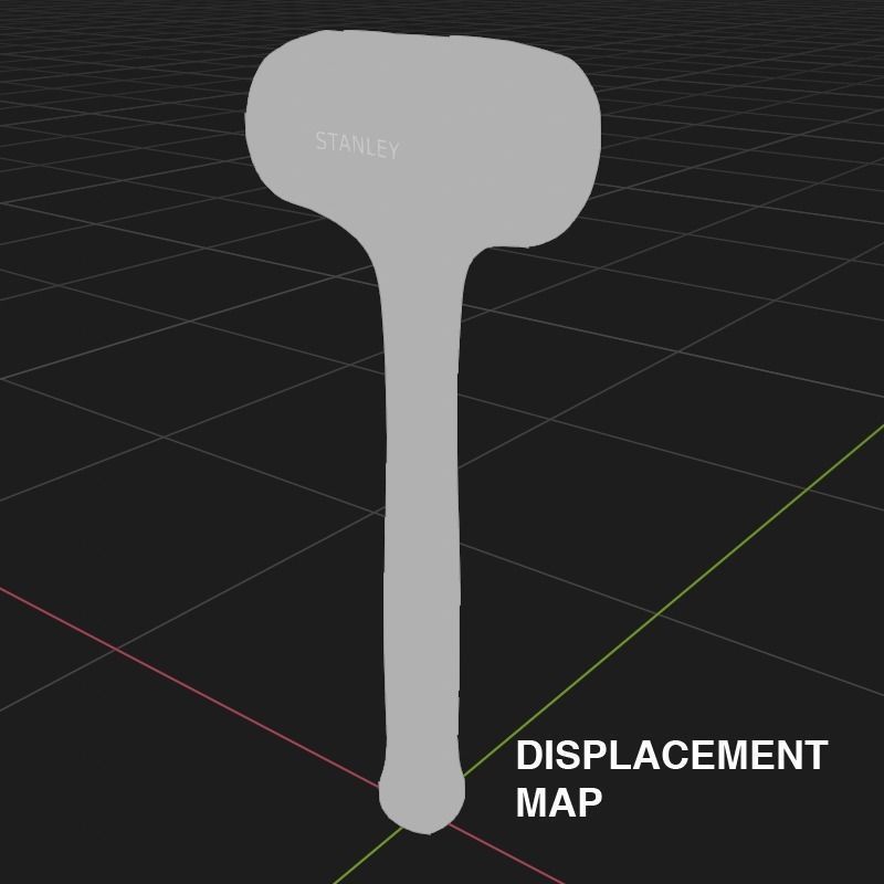 Dead Blow Hammer Low-poly 3D model_15