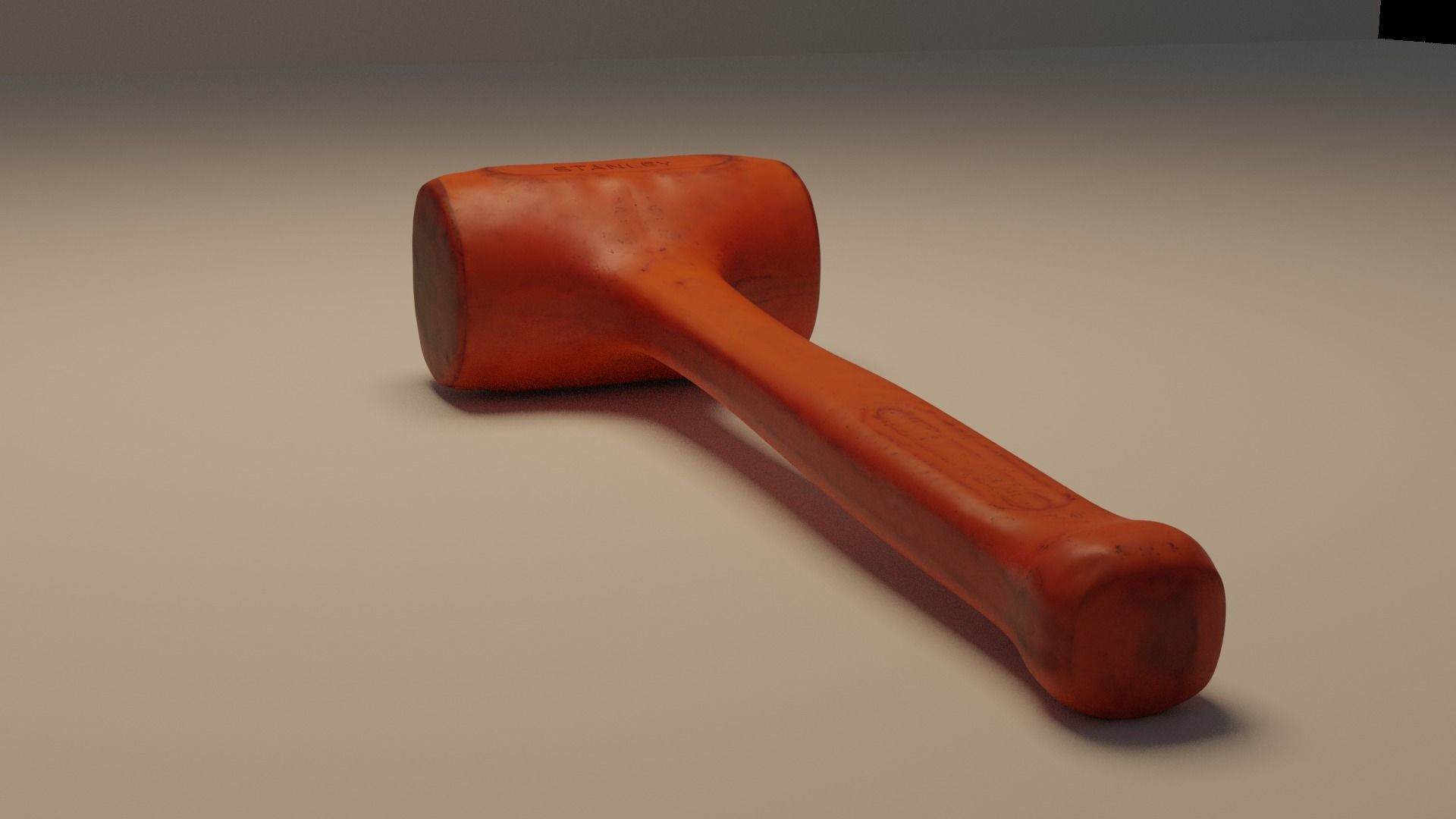 Dead Blow Hammer Low-poly 3D model_5