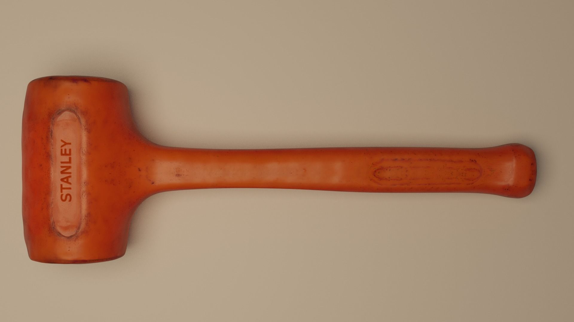Dead Blow Hammer Low-poly 3D model_1