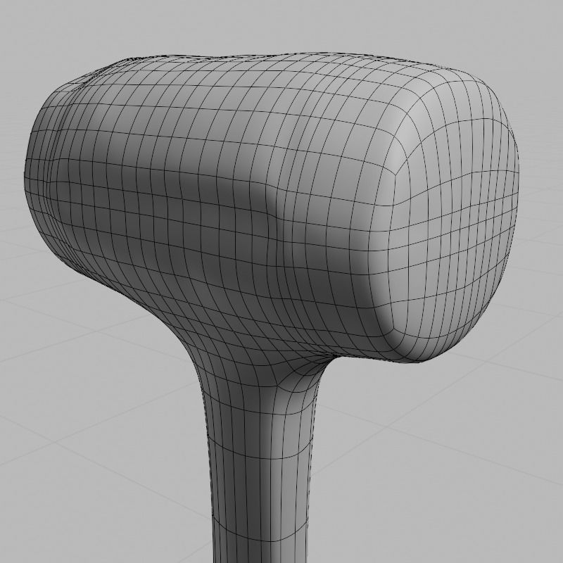 Dead Blow Hammer Low-poly 3D model_7